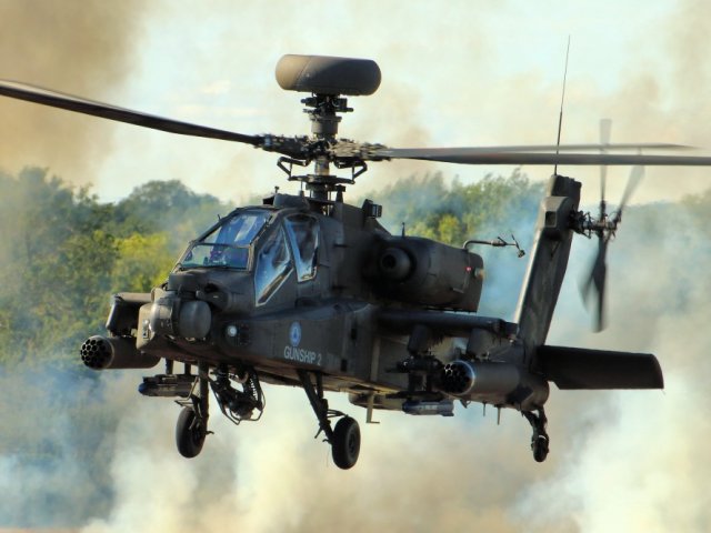 Военный Вертолет Апач